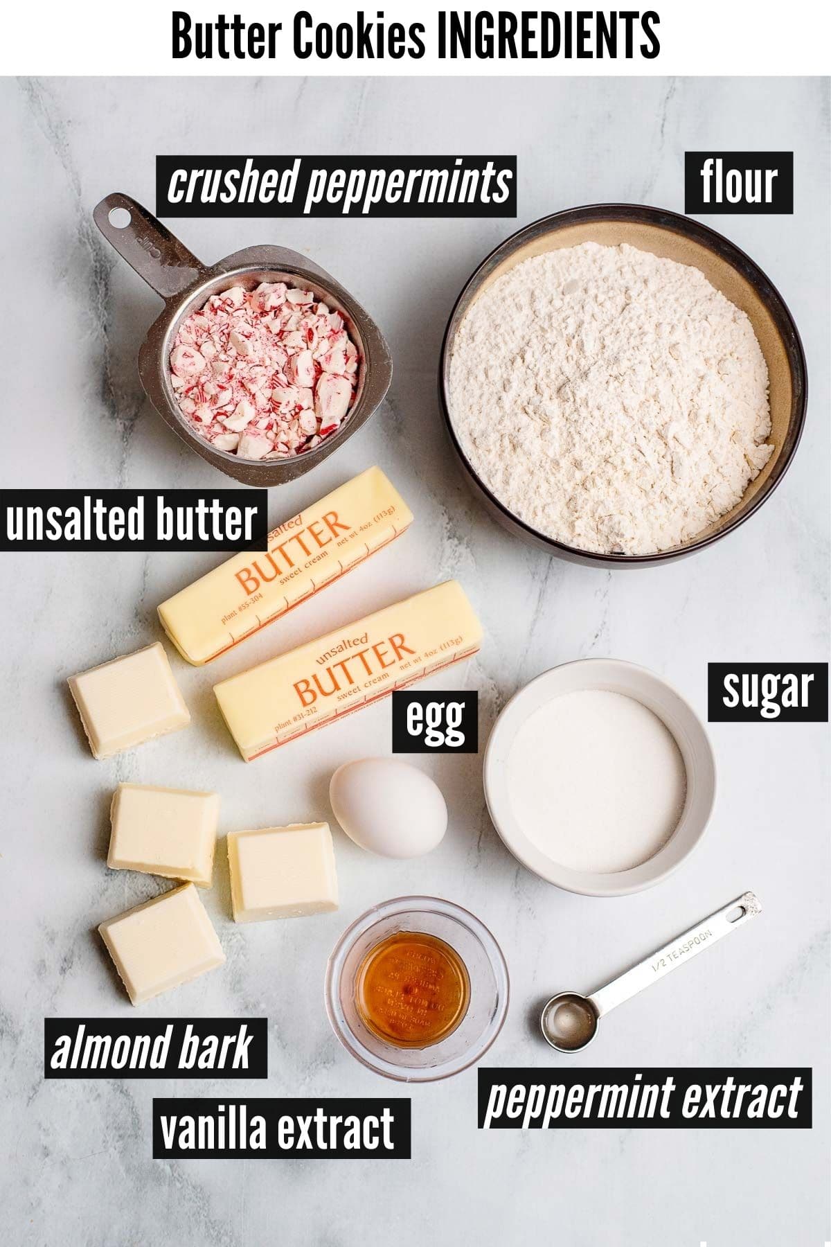 butter cookies ingredients 