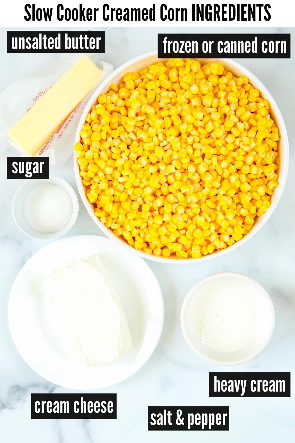 creamed corn ingredients