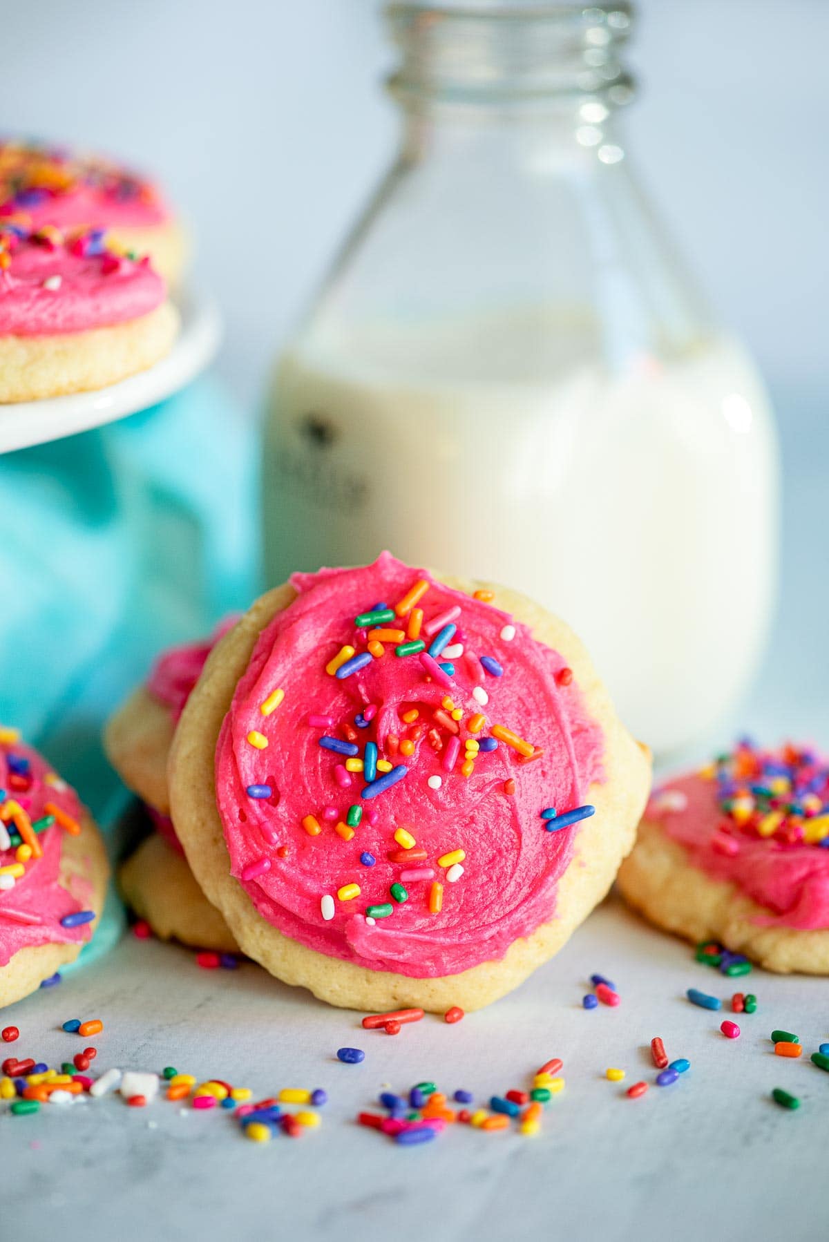 lofthouse cookies with milk