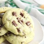 mint chocolate chip cookies title