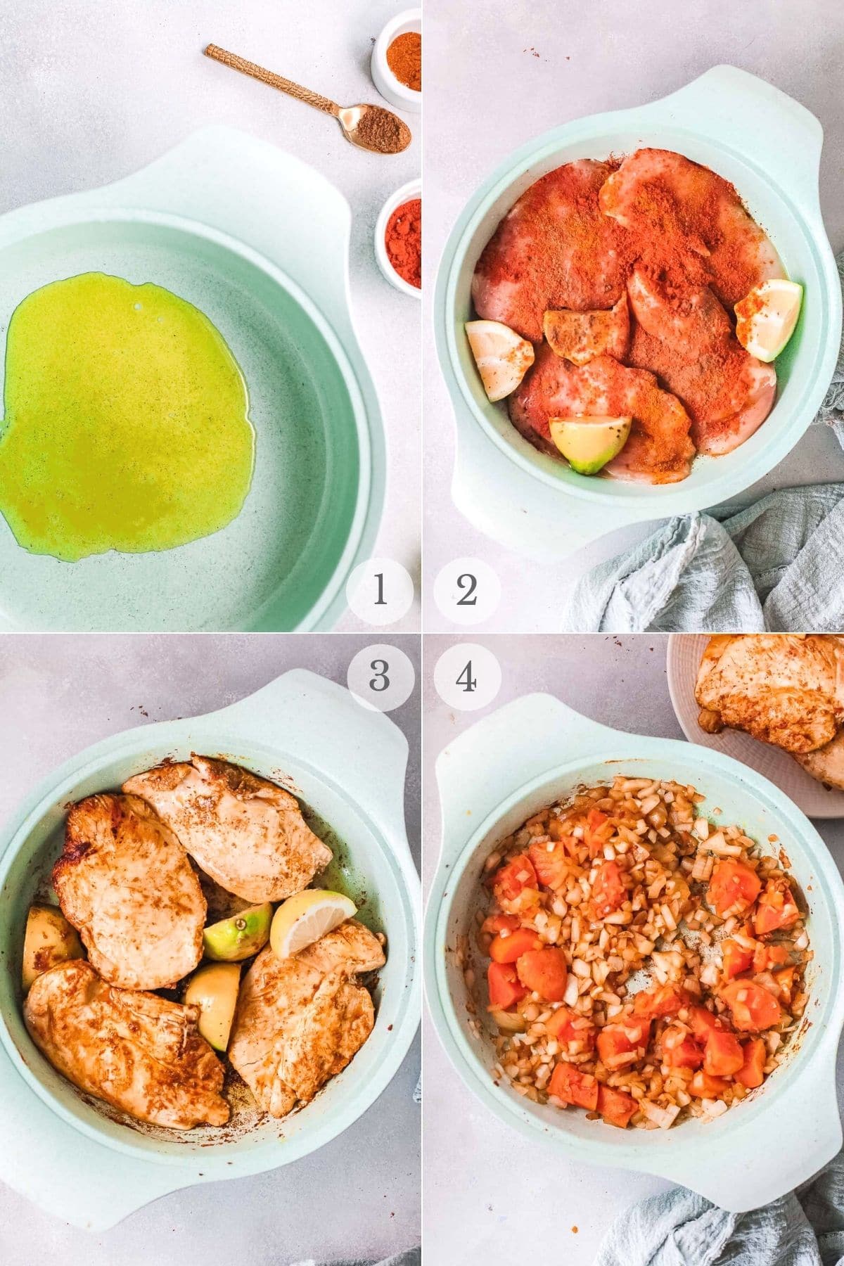 moroccan chicken recipe steps 1-4