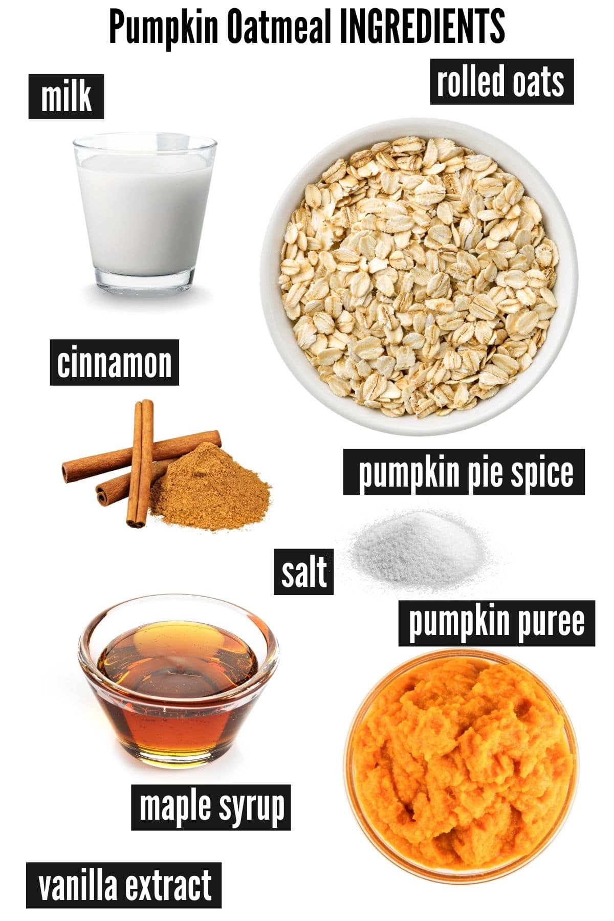pumpkin oatmeal ingredients