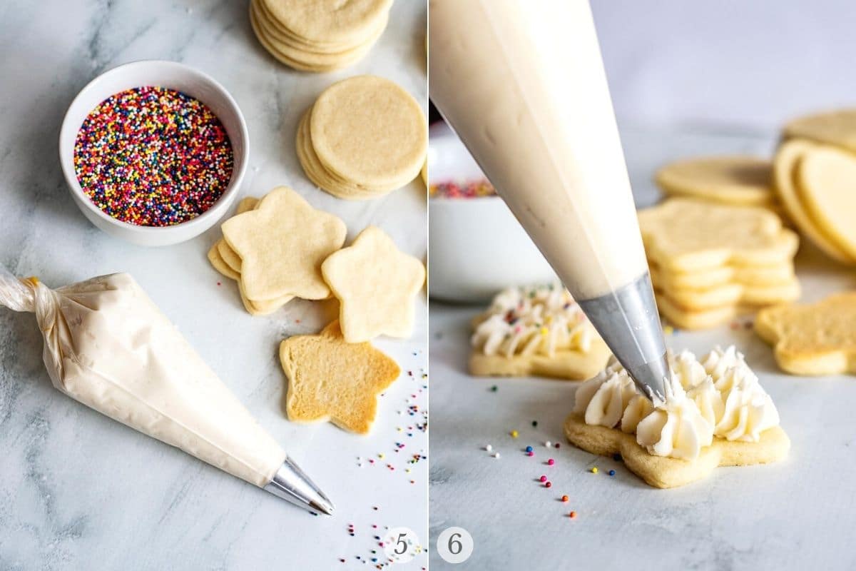 sugar cookie frosting recipes steps 5-6