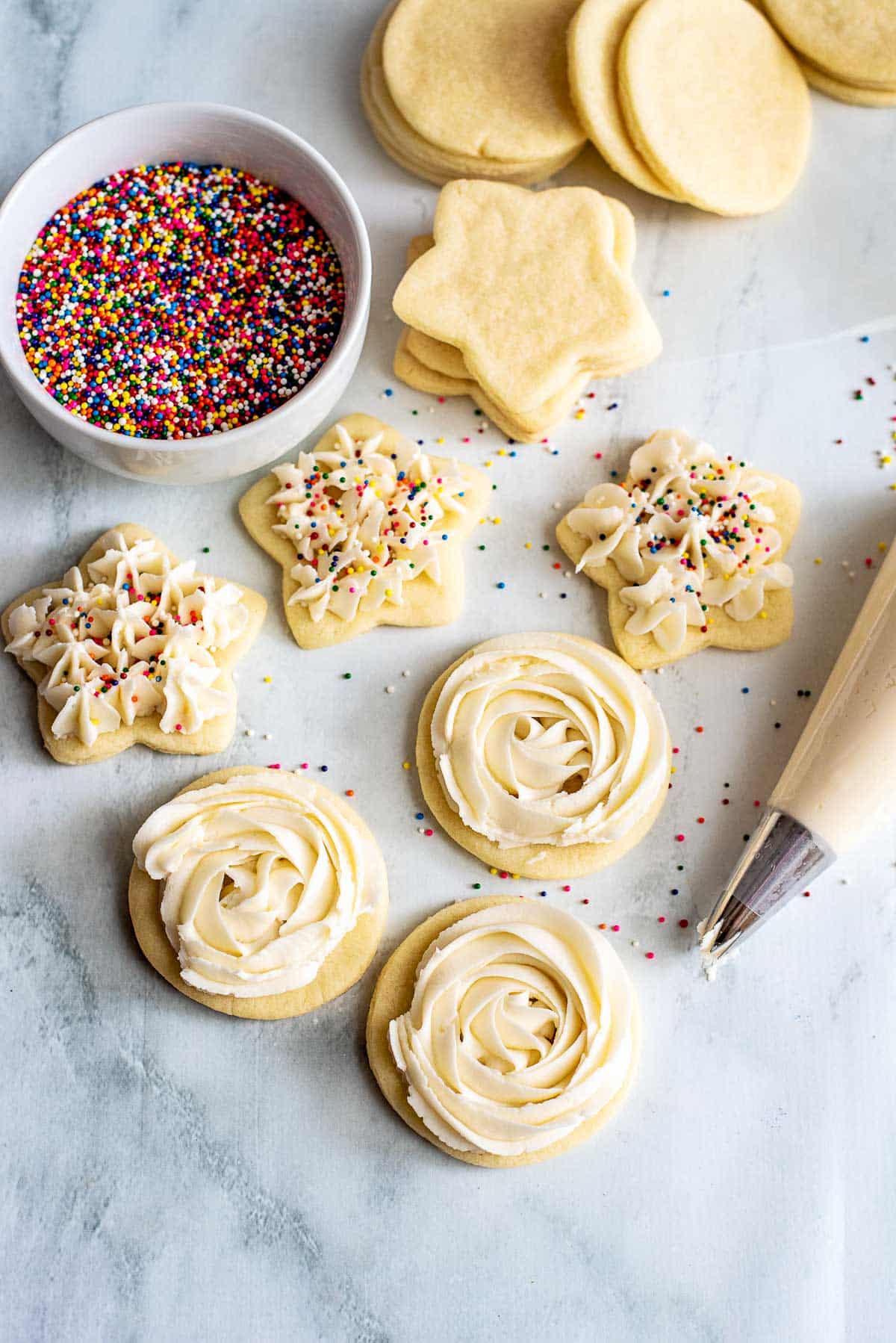 sugar cookies with frosting