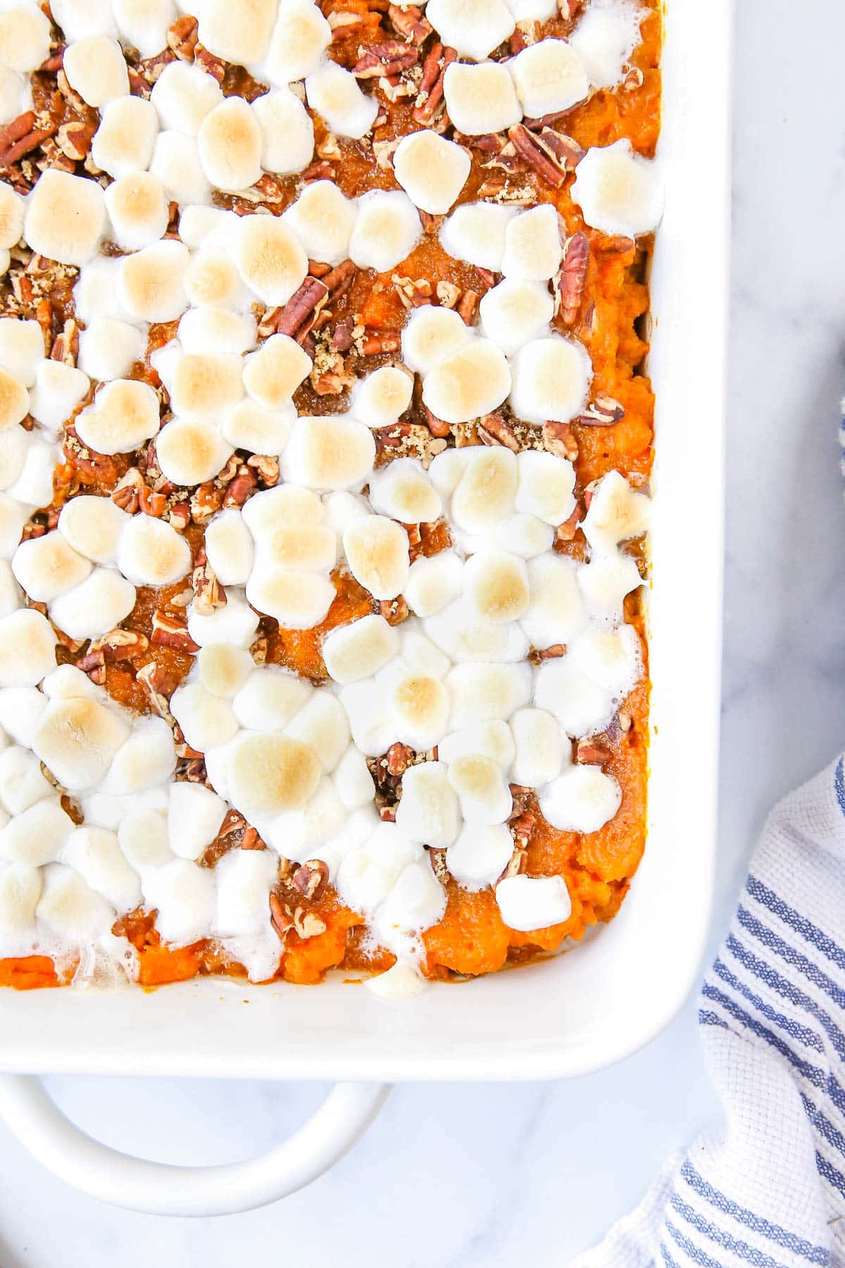 sweet potato casserole quarter view 