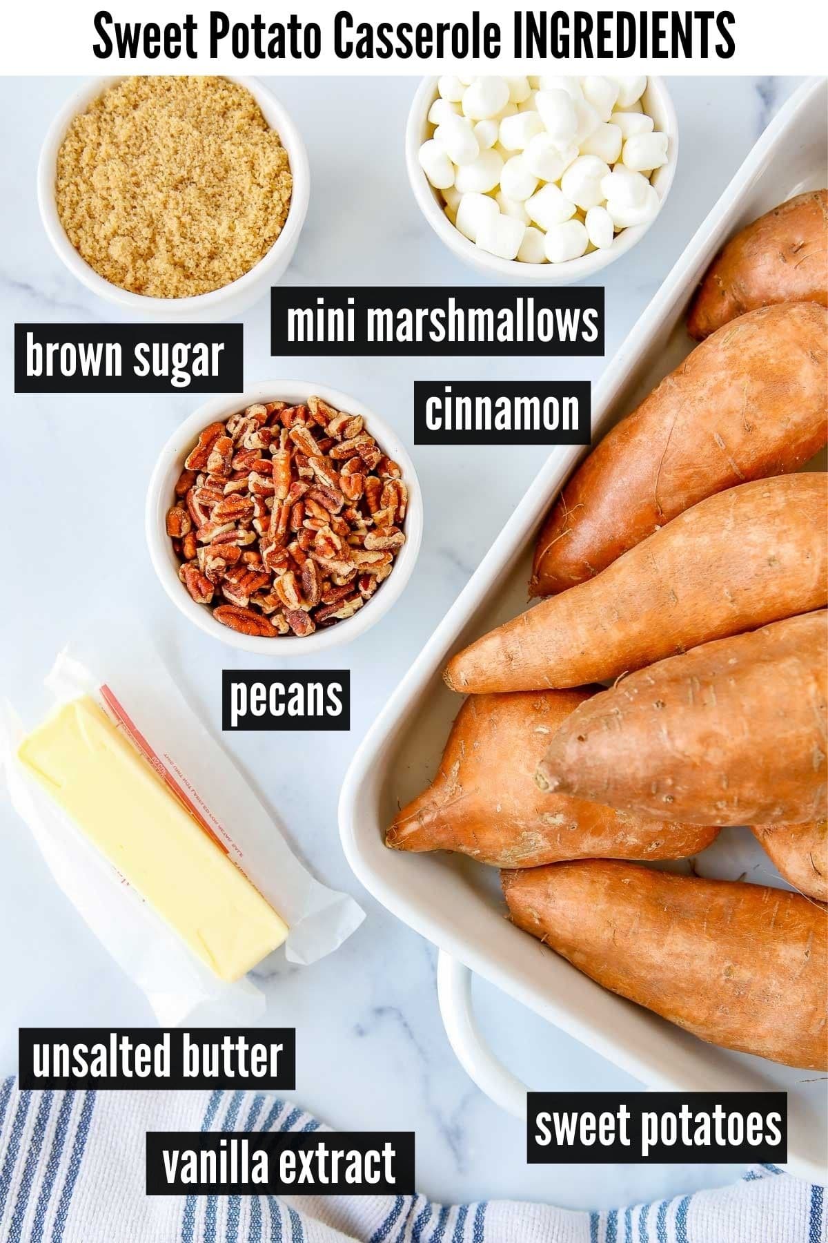 sweet potato casserole ingredients