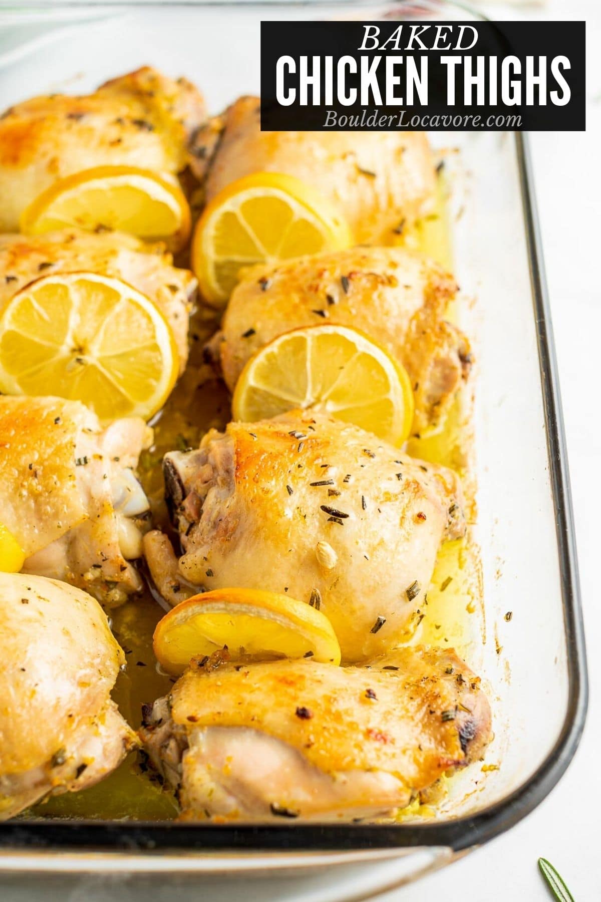 BAKED CHICKEN THIGHS TITLE