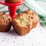 Christmas Chocolate Chip Muffins title