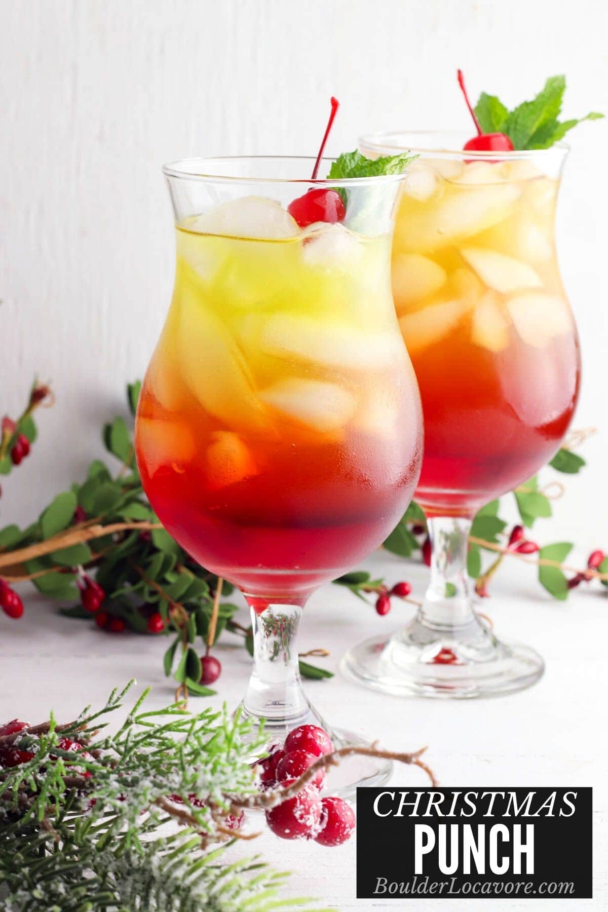 Easy Sparkling Holiday Party Punch (Non-Alcoholic) - Plan to Eat