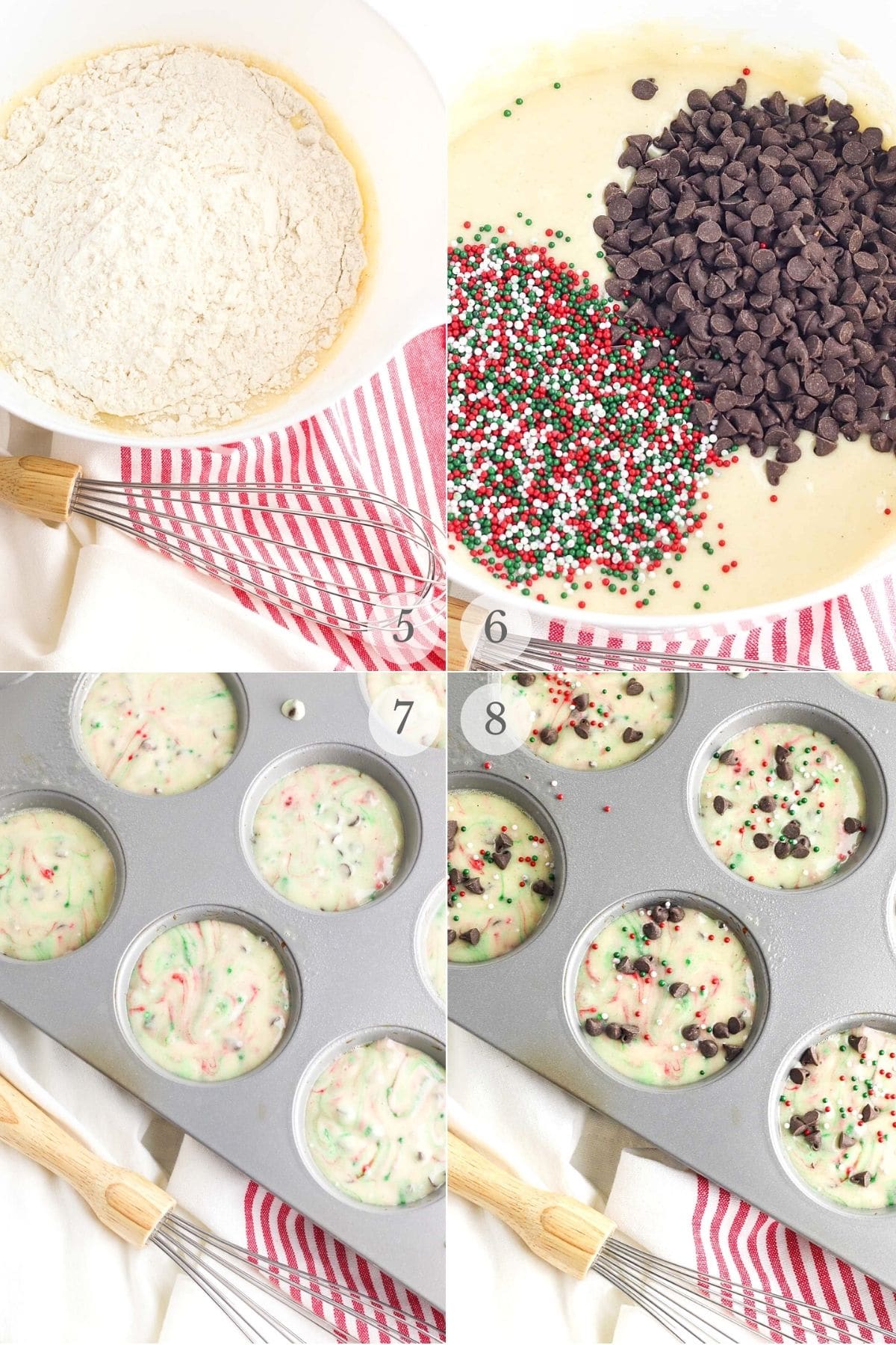 Christmas muffins recipes steps 5-8