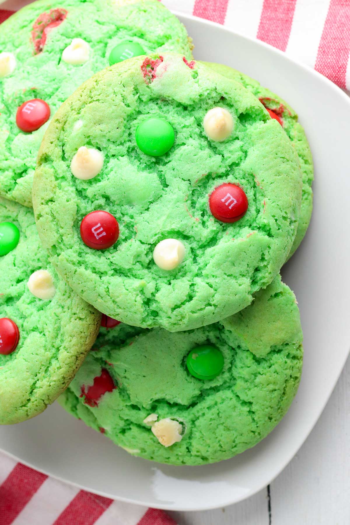 christmas cake mix cookies from above
