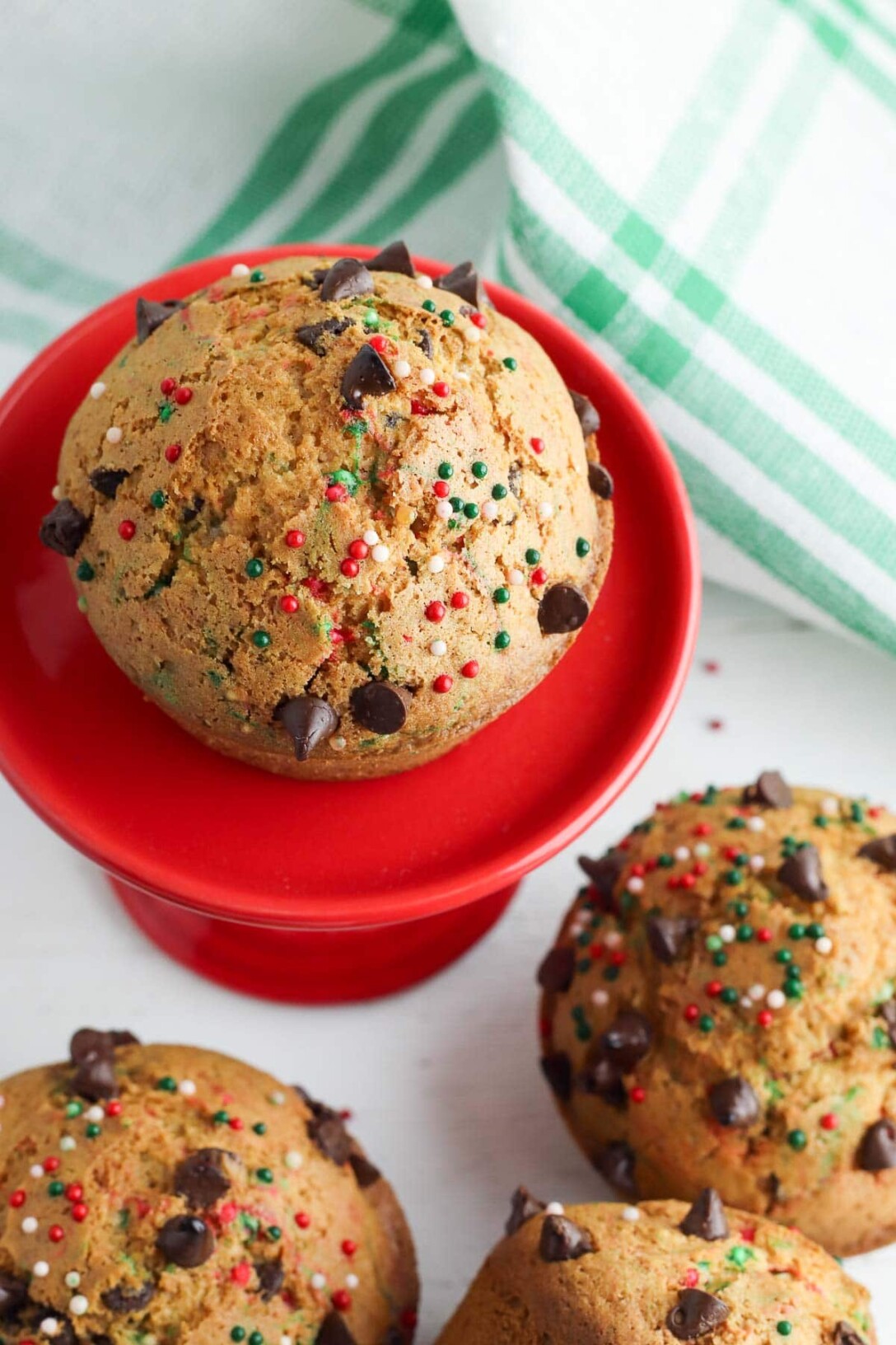 Christmas Muffins - Easy Chocolate Chip Muffins recipe - Boulder Locavore®