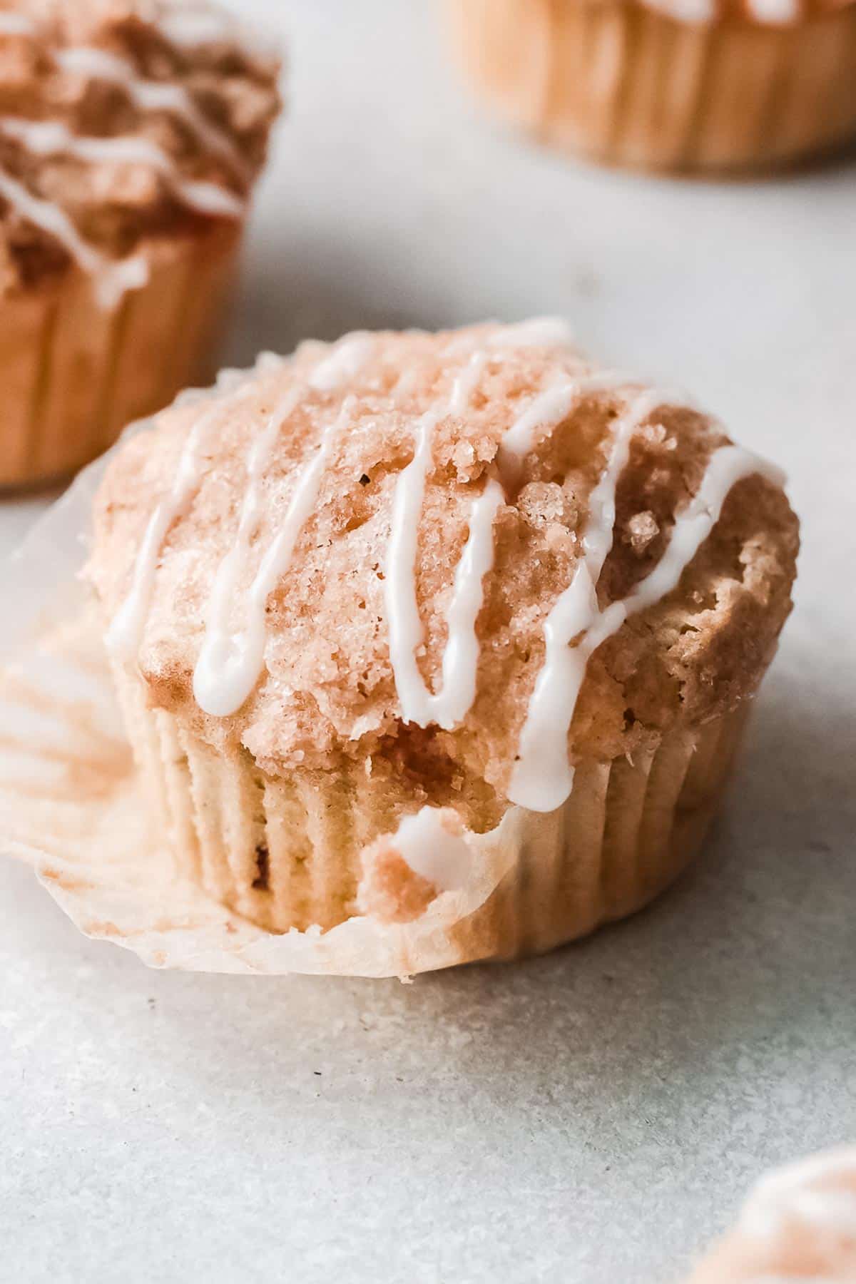 cranberry orange muffins close up