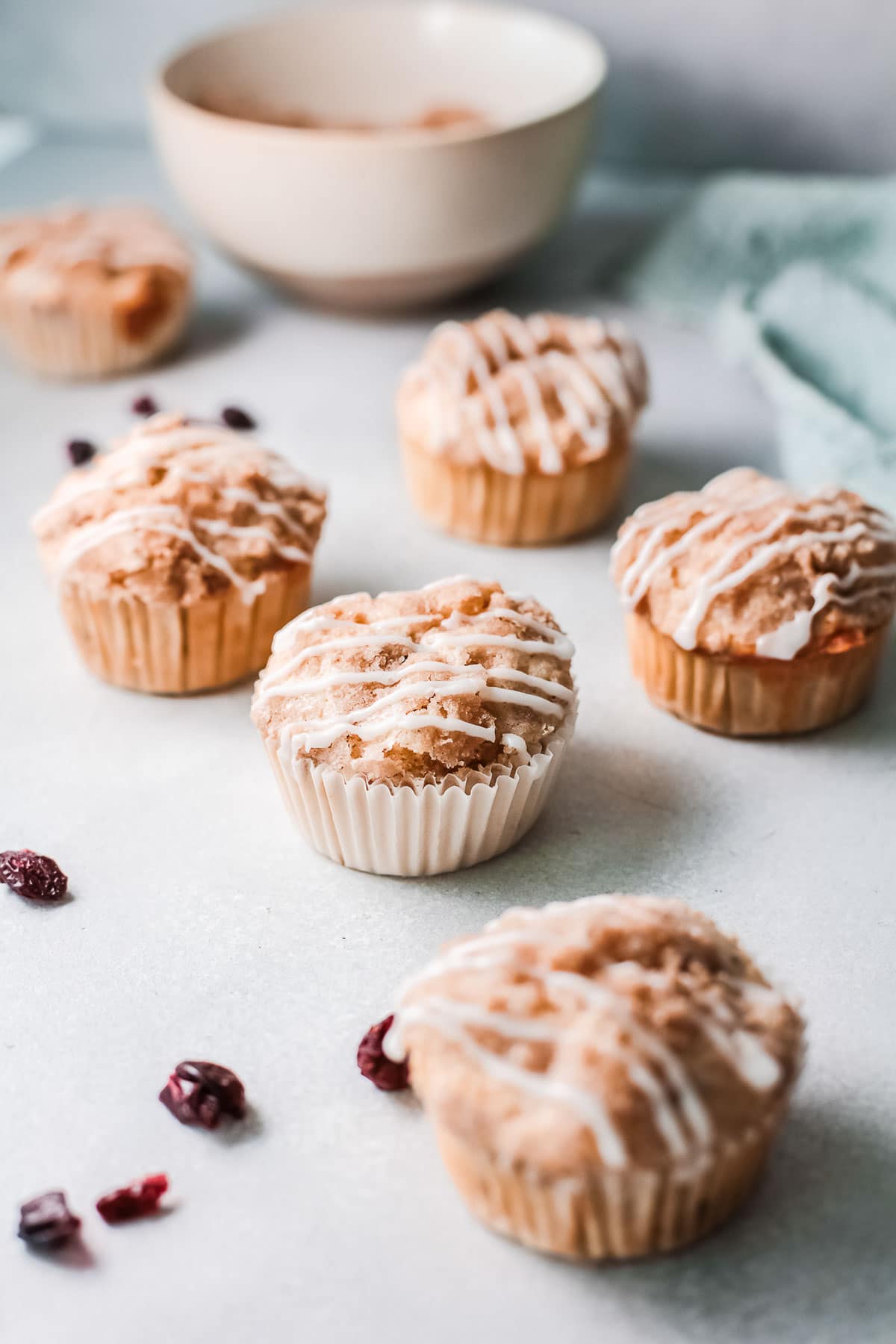 cranberry orange muffins multiple 