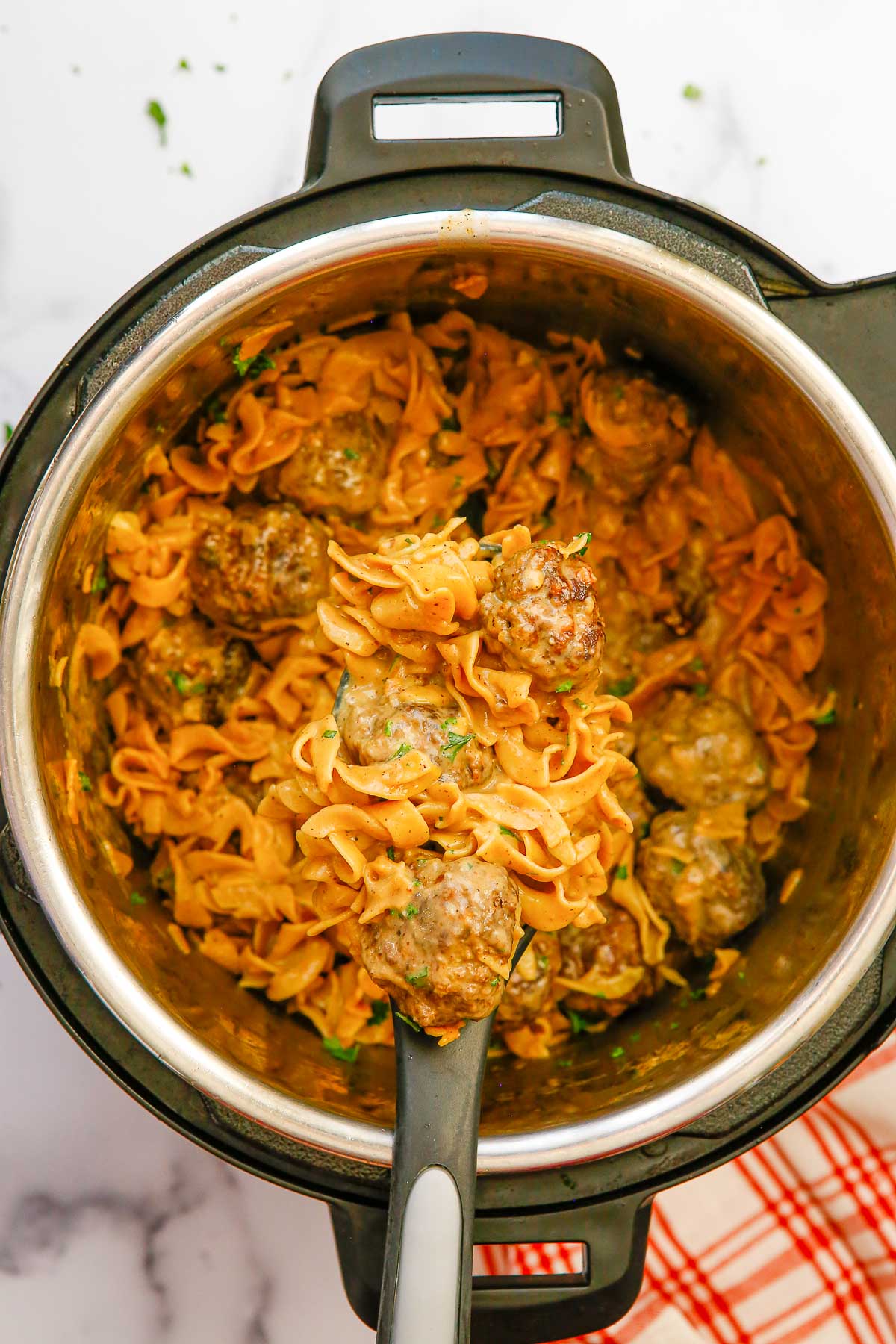 swedish meatballs in the Instant Pot