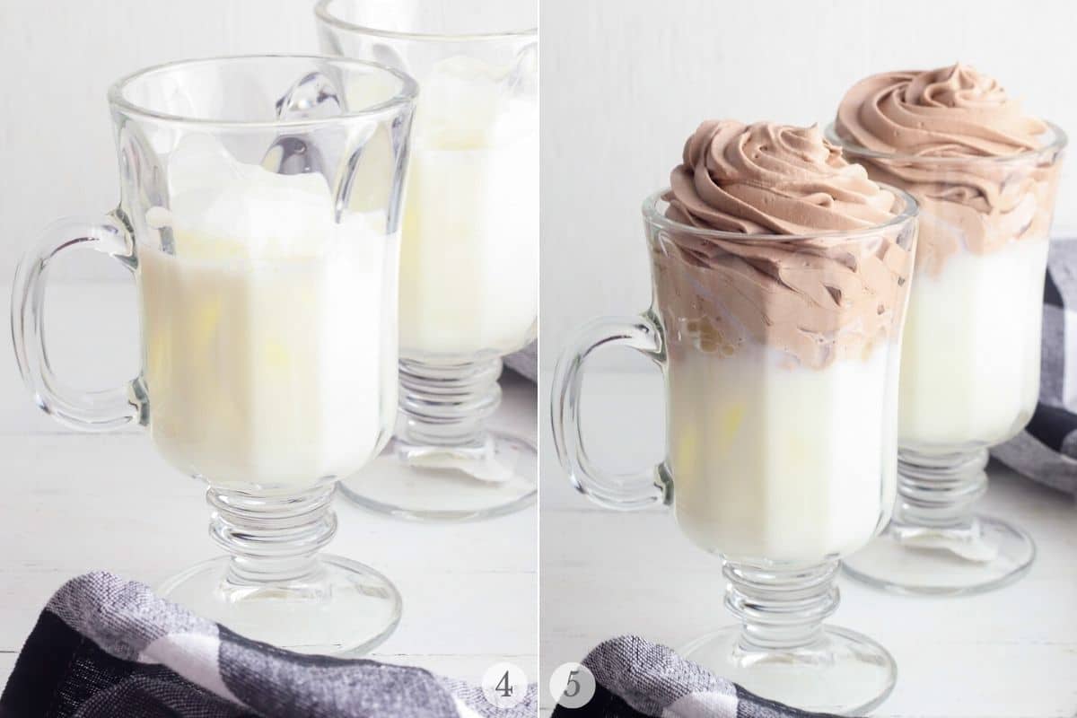 whipped hot chocolate recipe steps 4-5