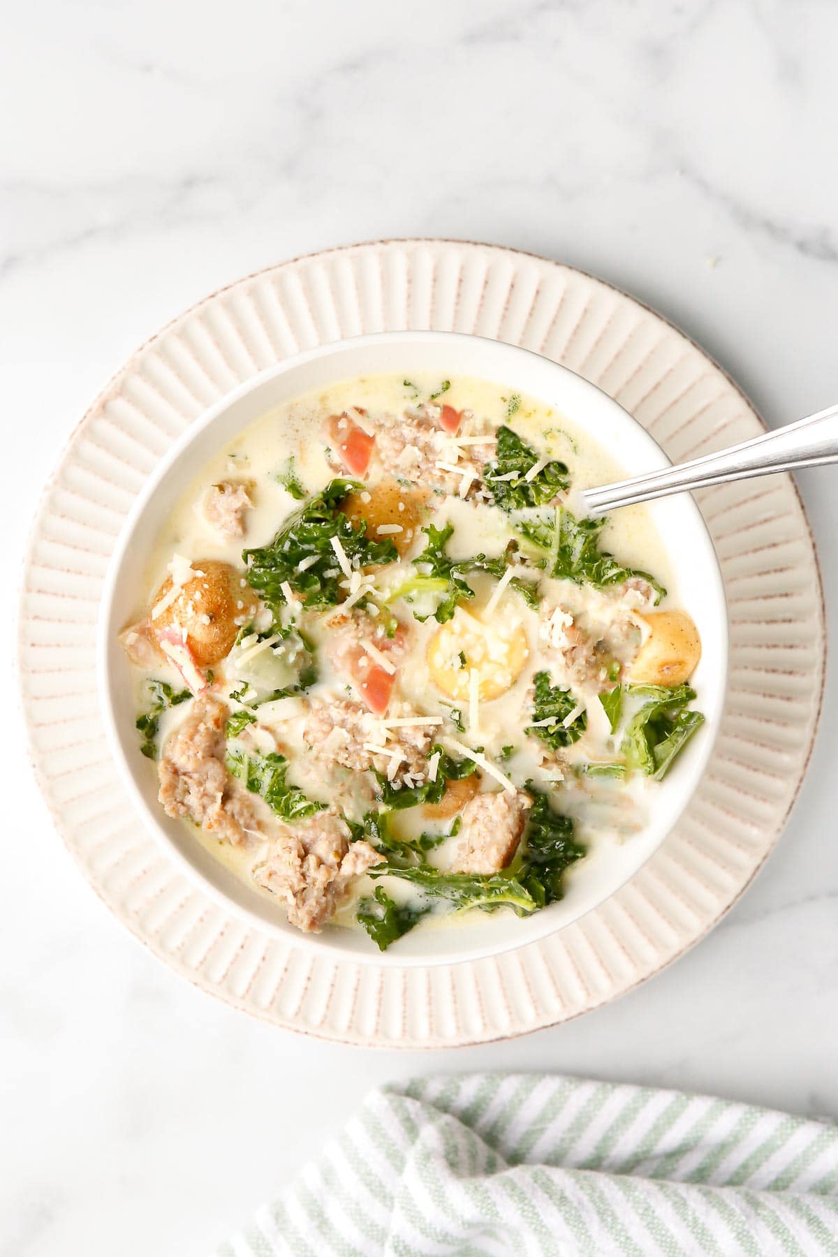 Zuppa Toscana soup bowl 