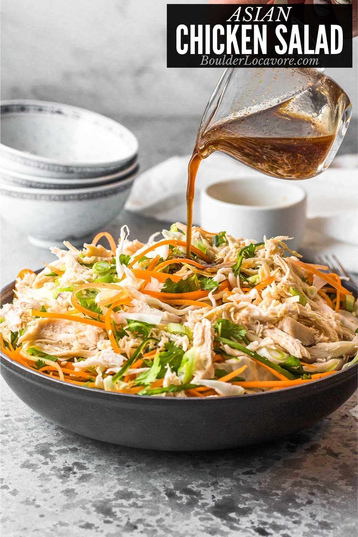 Asian Chicken Salad Recipe With Spicy Asian Dressing Boulder Locavore