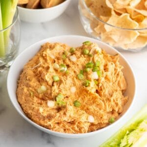 buffalo chicken dip square