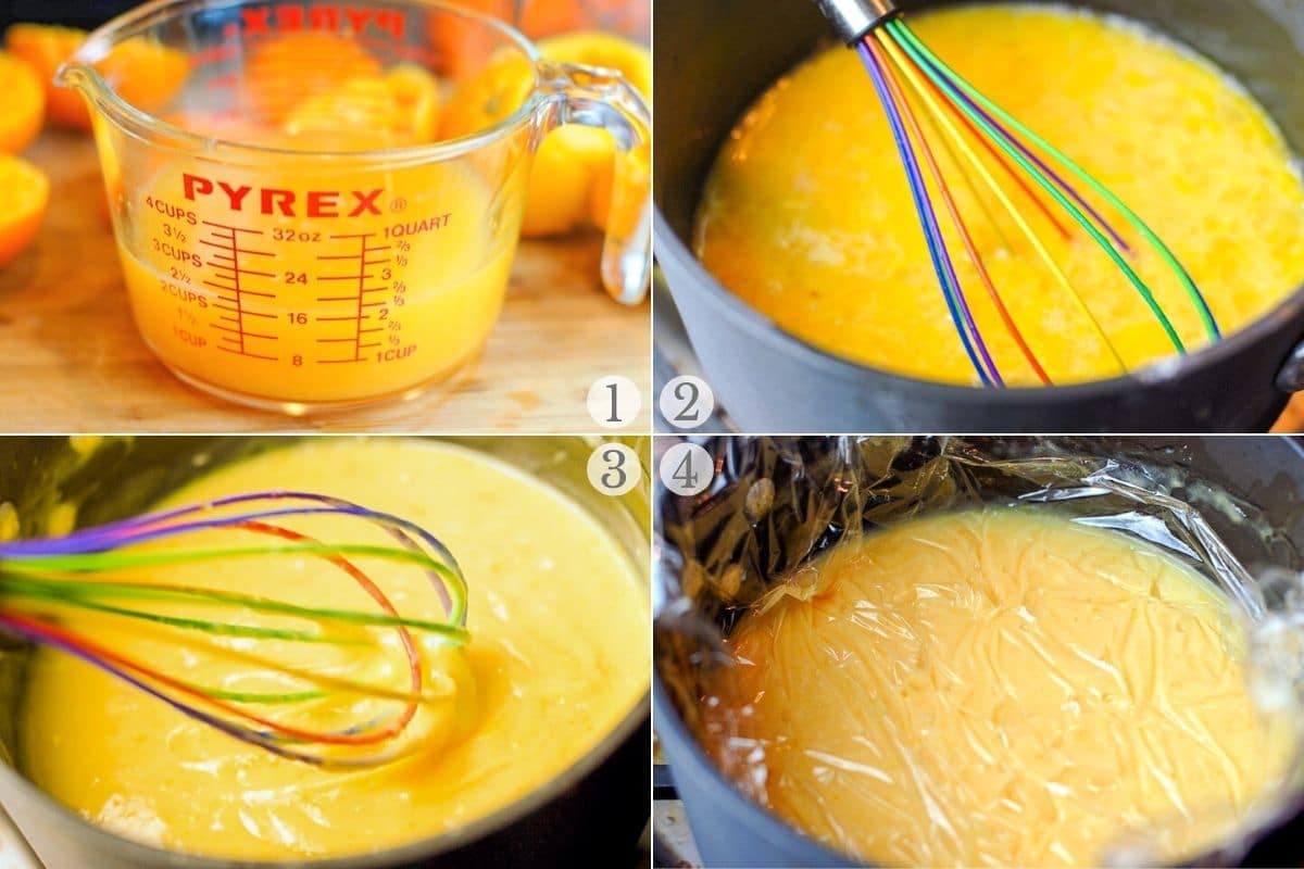 orange curd recipe steps 1-4