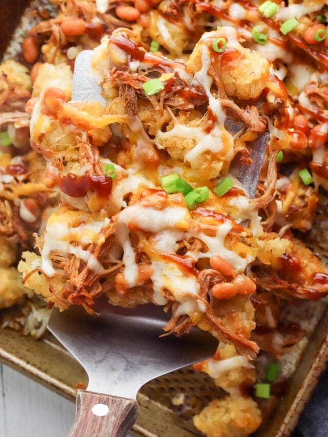 BBQ Pulled Pork Totchos
