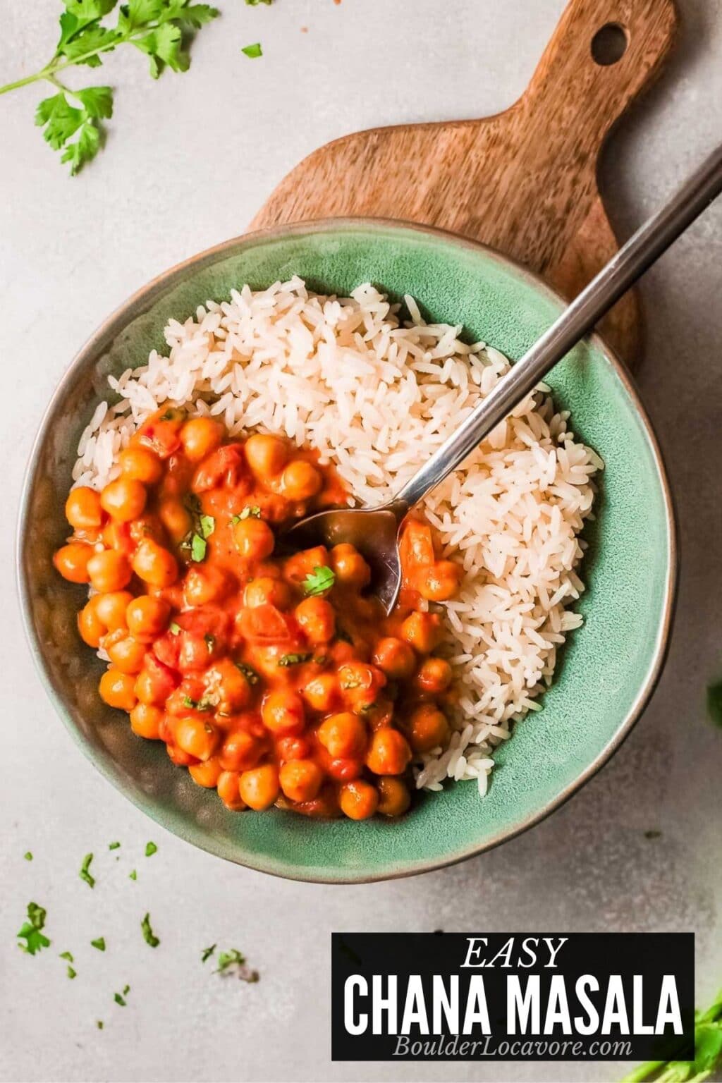 Easy Chana Masala Recipe (spicy chickpea stew) - Boulder Locavore