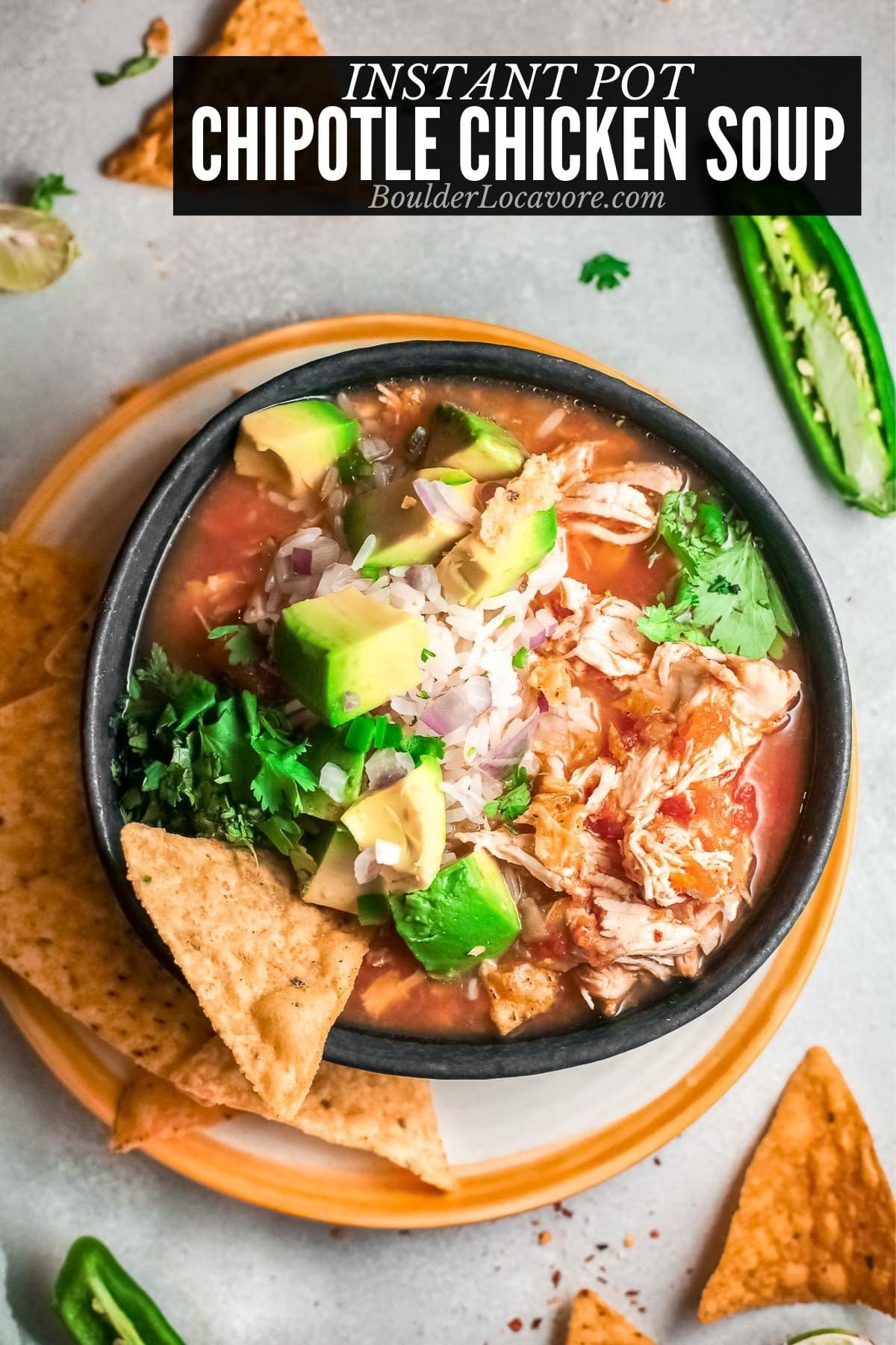 Mexican Instant Pot Chicken Soup