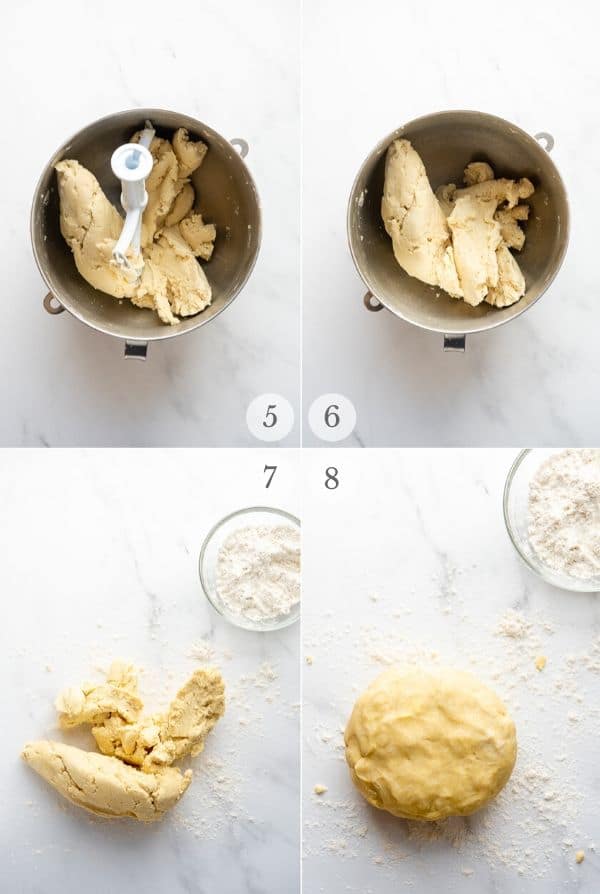 all butter pie crust recipes steps collage 2