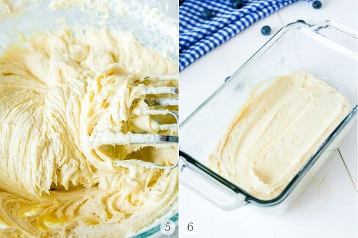 lemon pound cake recipes steps collage 2