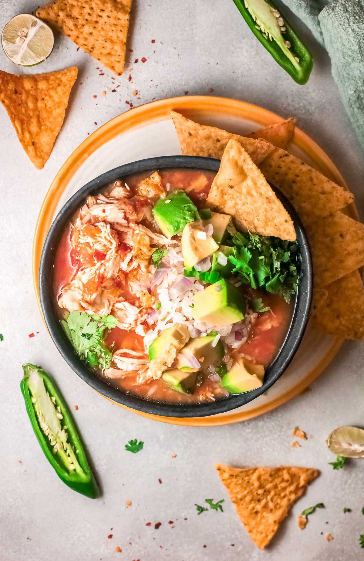 spicy instant pot chicken soup 