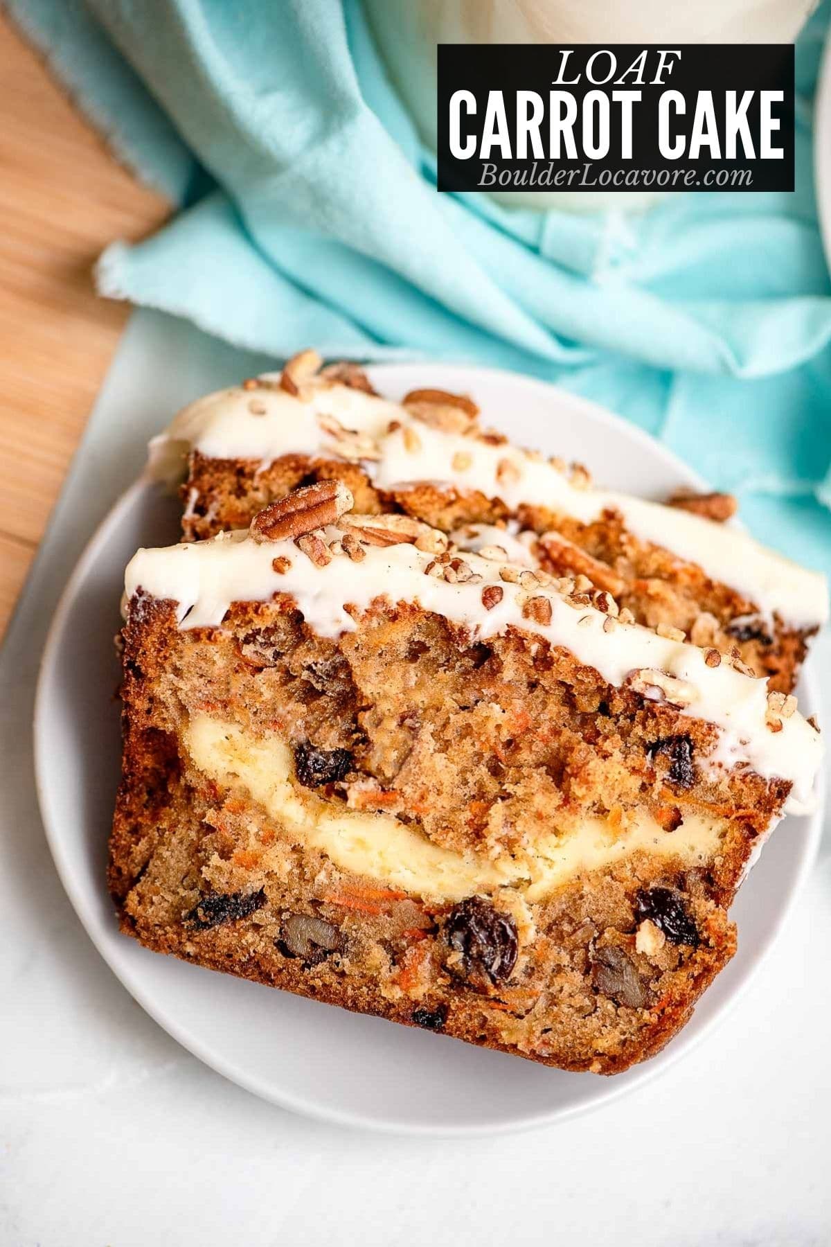 CARROT CAKE LOAF TITLE