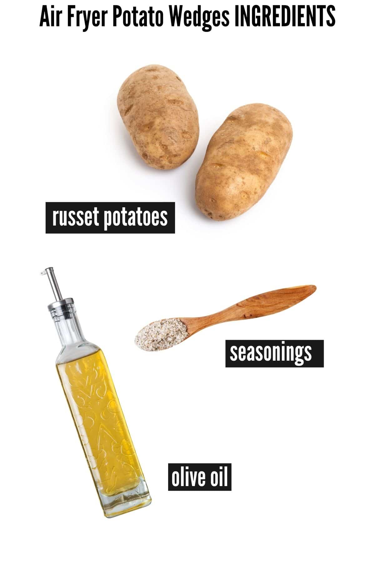 air fryer potato wedges ingredients