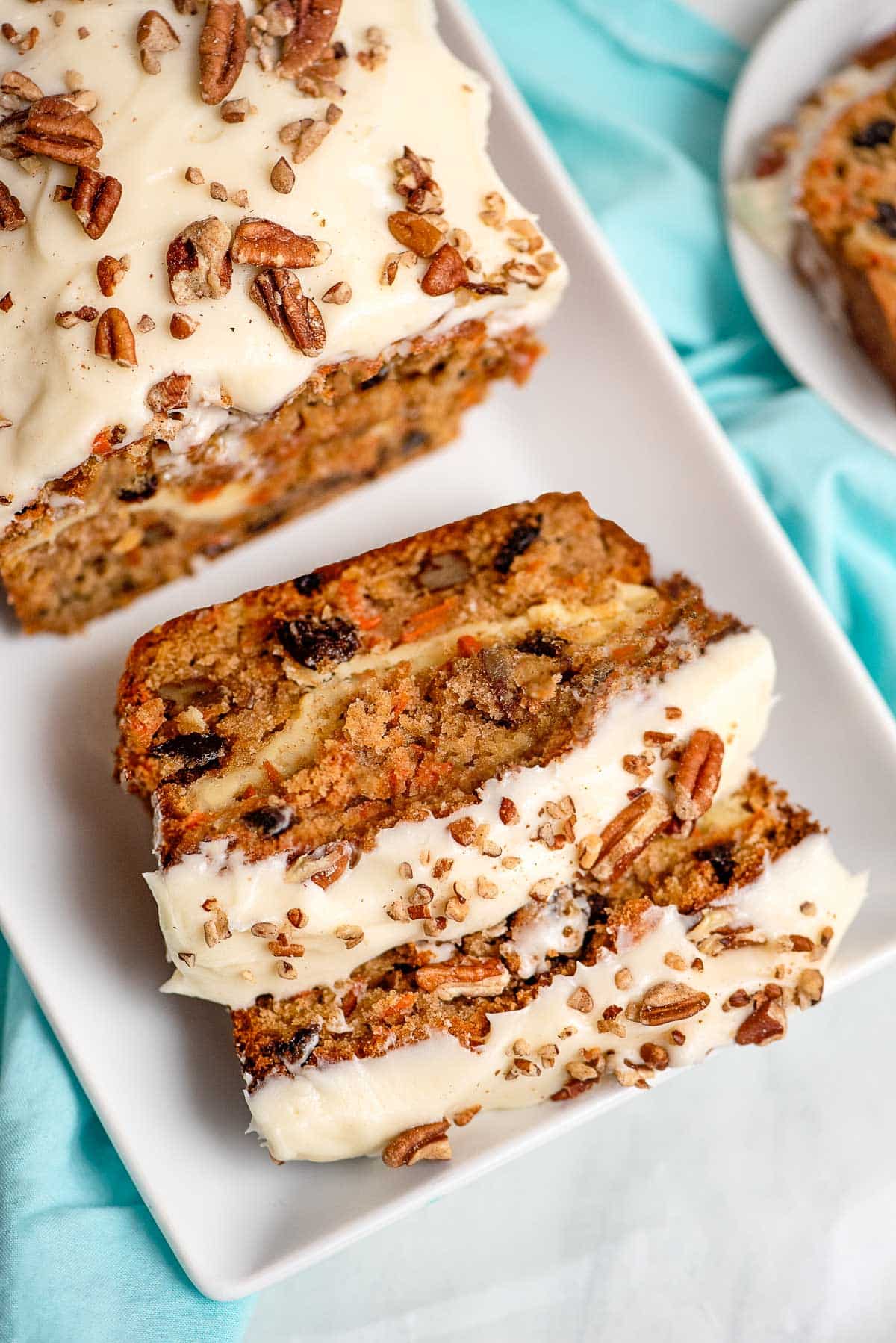 carrot cake loaf frostIng 