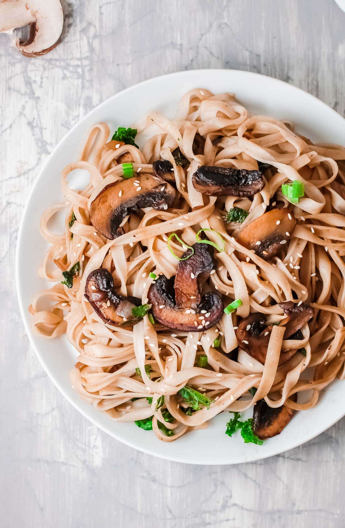 korean noodles on plate