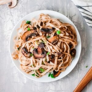 korean noodles on plate