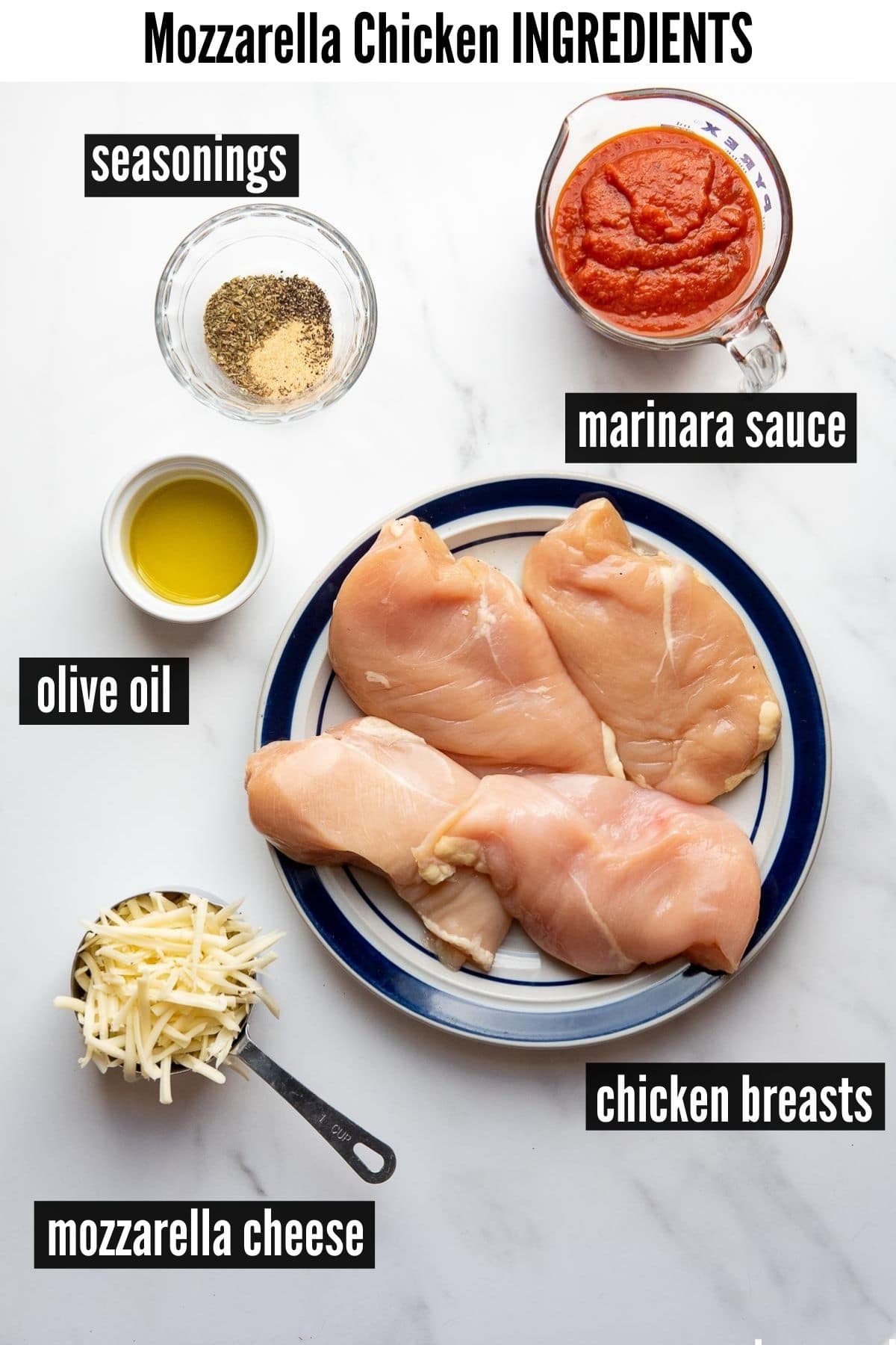 mozzarella chicken ingredients