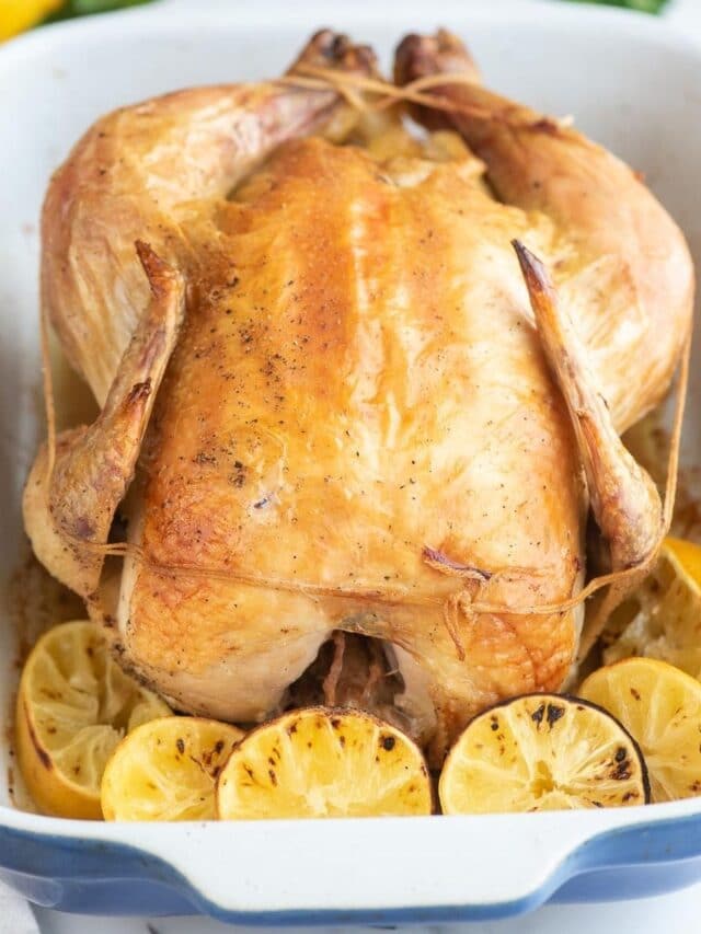 LEMON WHOLE ROAST CHICKEN