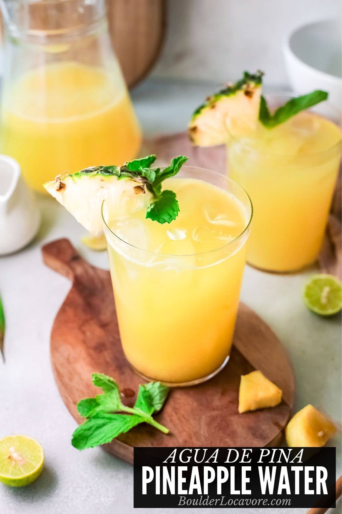 Agua de Pina (Pineapple Water)