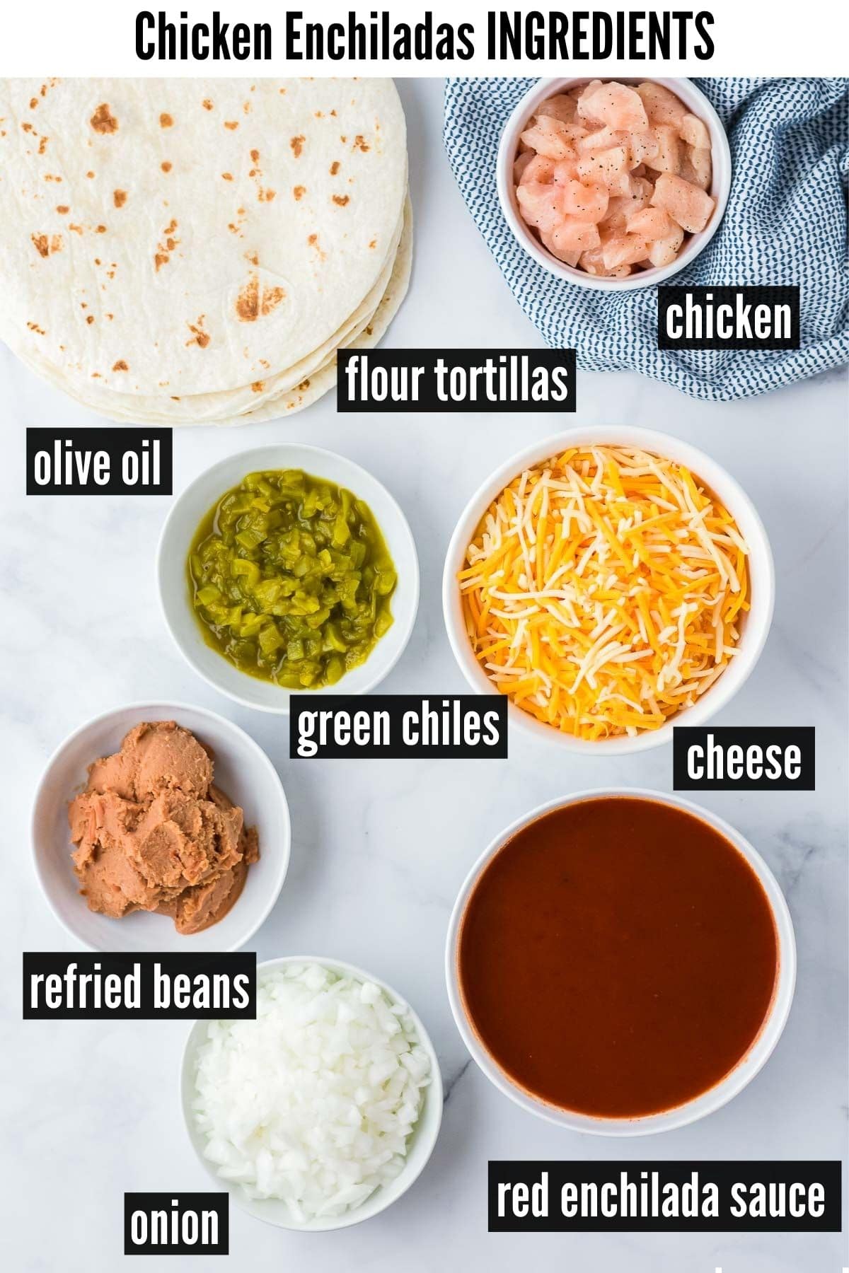 chicken enchiladas ingredients