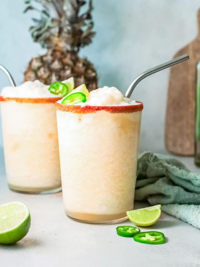 Frozen Pineapple Margaritas