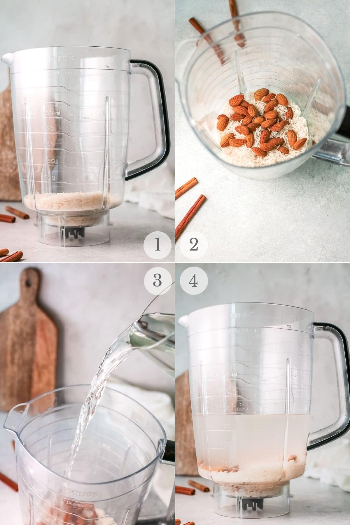 horchata recipe steps 1-4