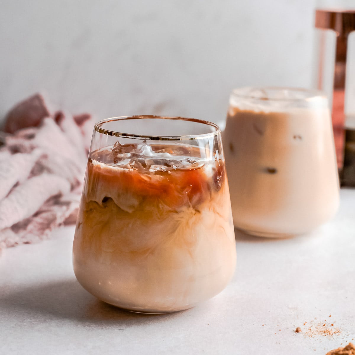 ⭐️SIMPLE & BEST ICED COFFEE recipe - espresso based, using a