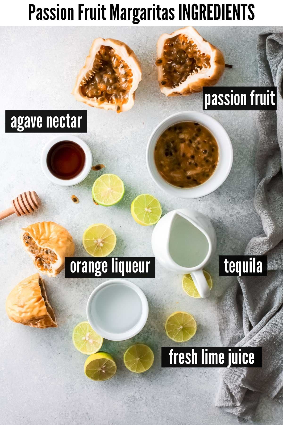 passion fruit margaritas ingredients