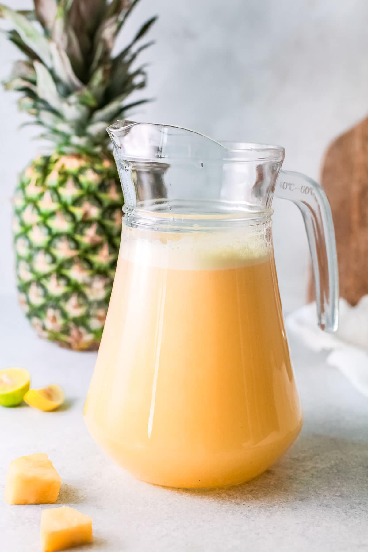 pineapple water b in pitcher