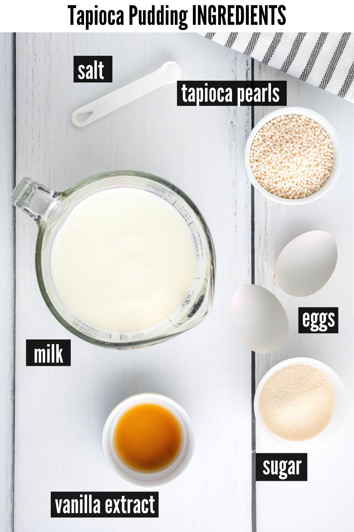 tapioca pudding ingredients