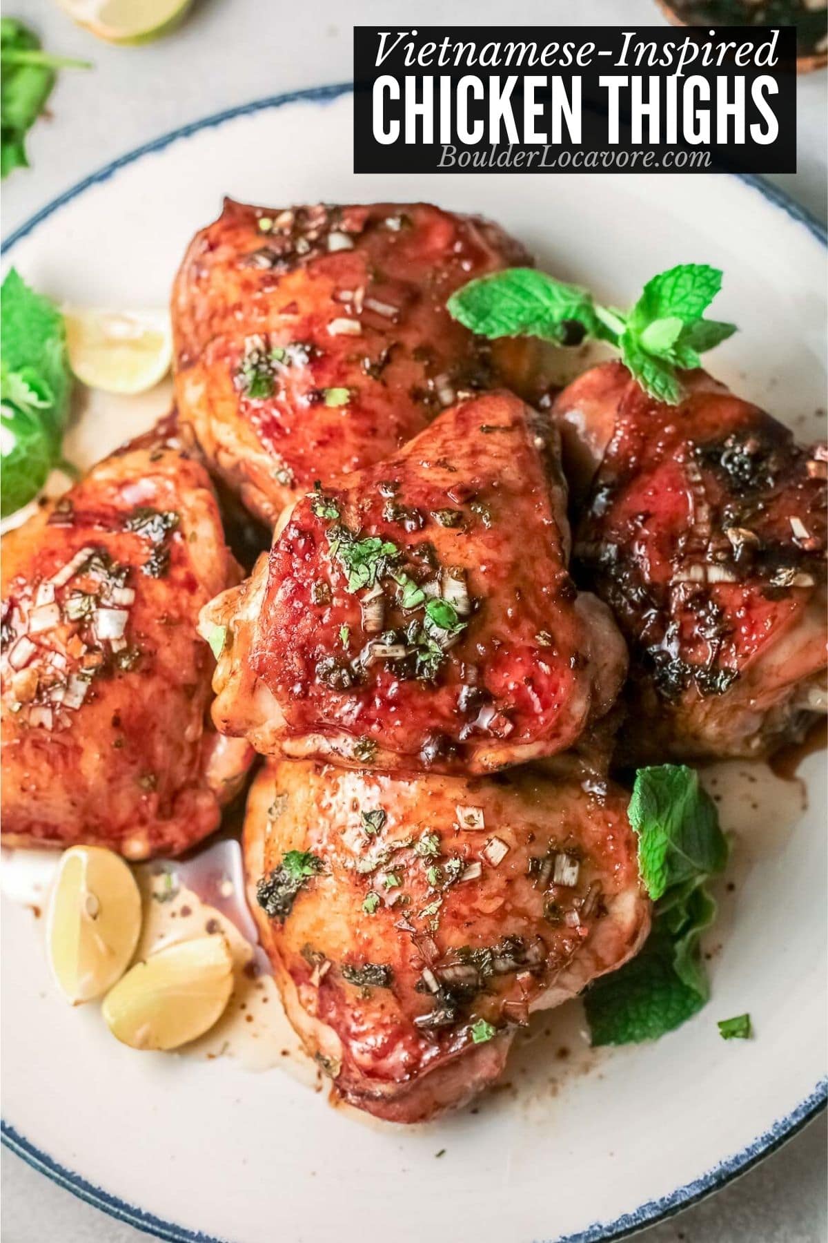 Baked BBQ Chicken Thighs - Basil And Bubbly