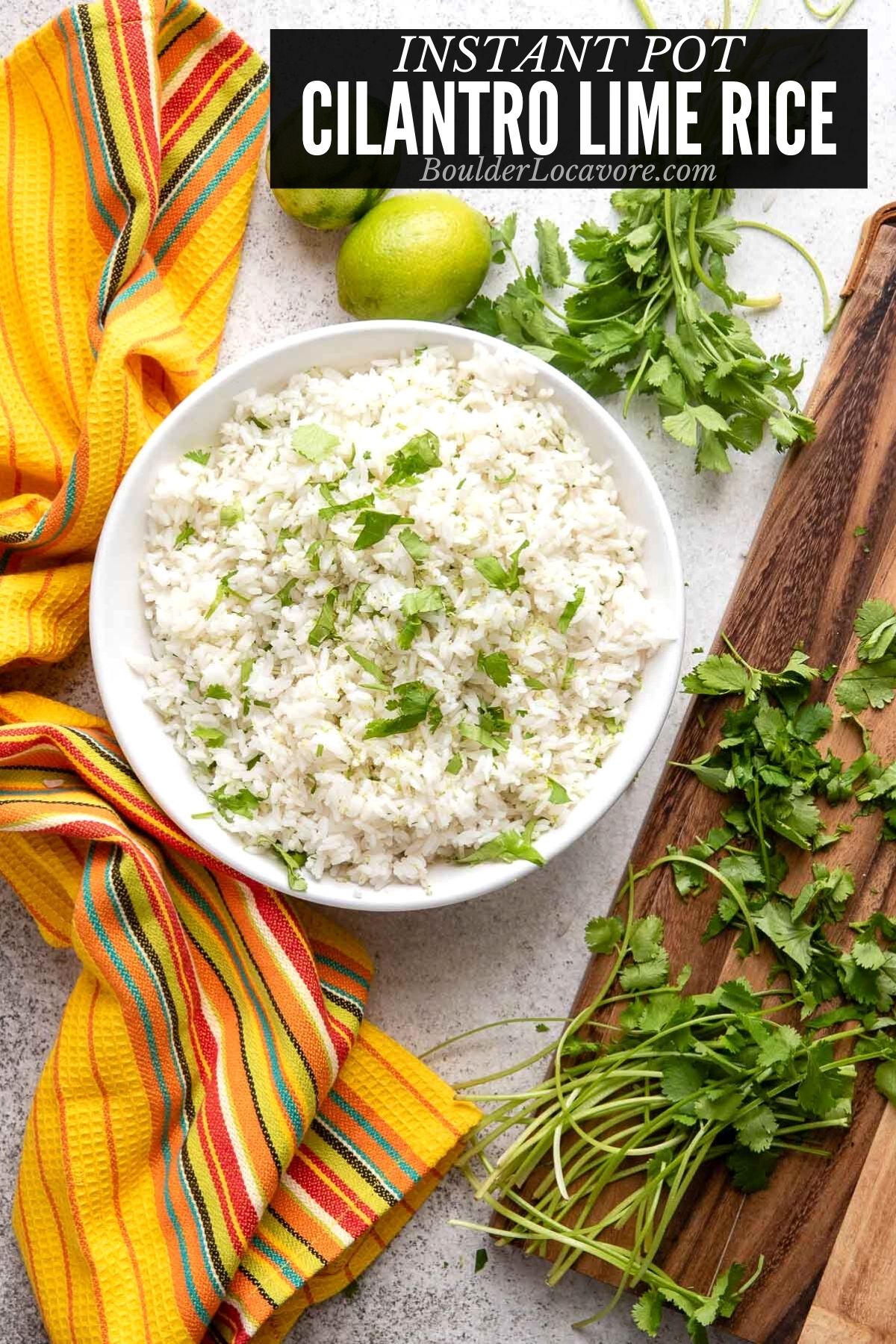 Easy Instant Pot Cilantro Lime Rice Recipe - Boulder Locavore®