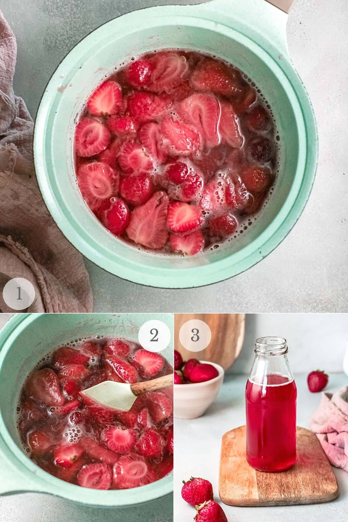 strawberry simple syrup recipes steps