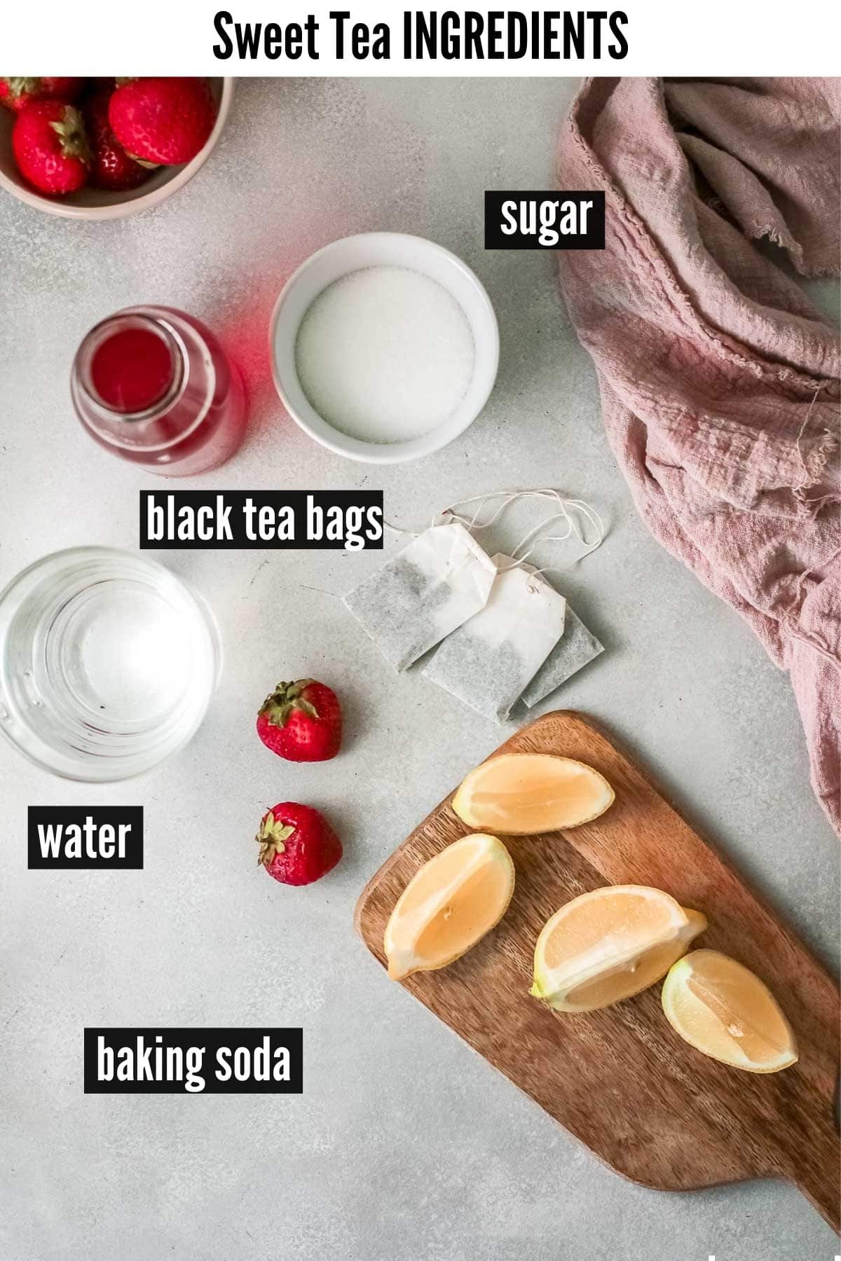 sweet tea ingredients