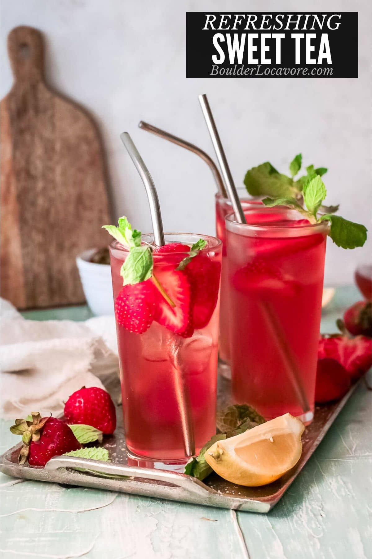 Sparkling Sweet Tea Recipe - One Sweet Appetite